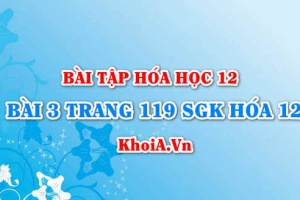 Bài 3 trang 119 SGK Hoá 12: Tính chất hóa học của kim loại kiềm thổ, hợp chất quan trọng của kim loại kiềm thổ